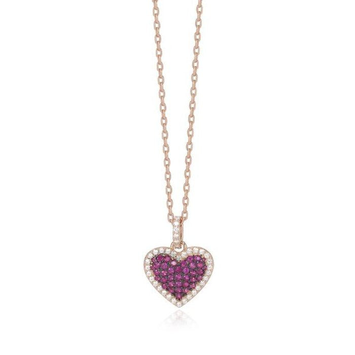 COLLANA CUORE PAVÉ