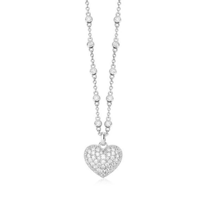 COLLANA CUORE PAVÉ