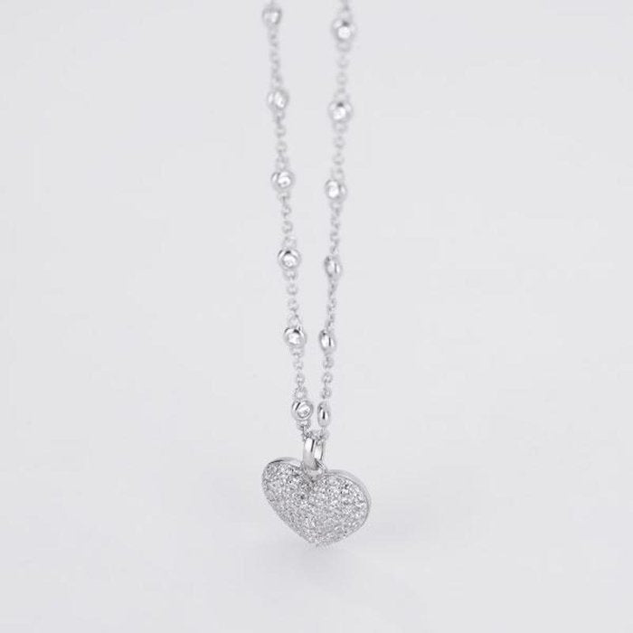 COLLANA CUORE PAVÉ