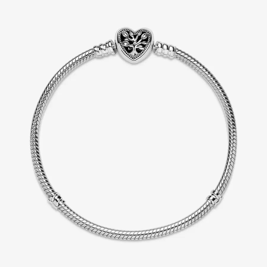 Bracciale con Chiusura a Cuore albero della Famiglia