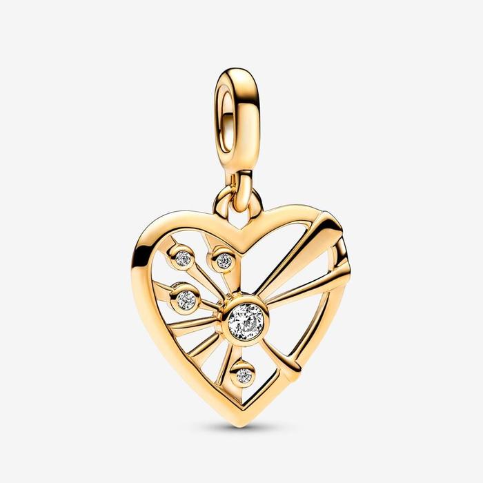 Charm Medallion Heart & Rays Pandora ME