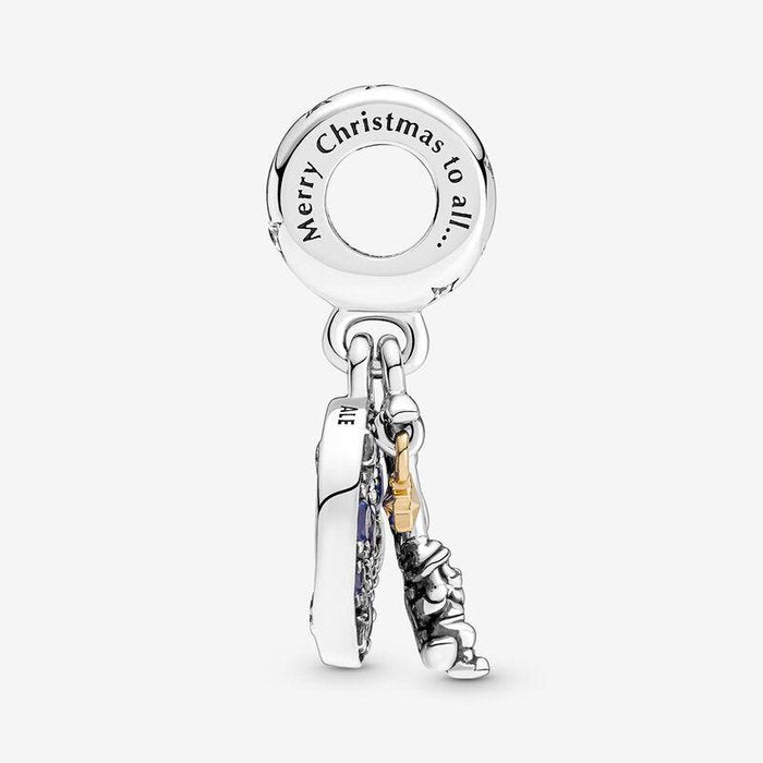 Charm Pendente Babbo Natale sulla Luna