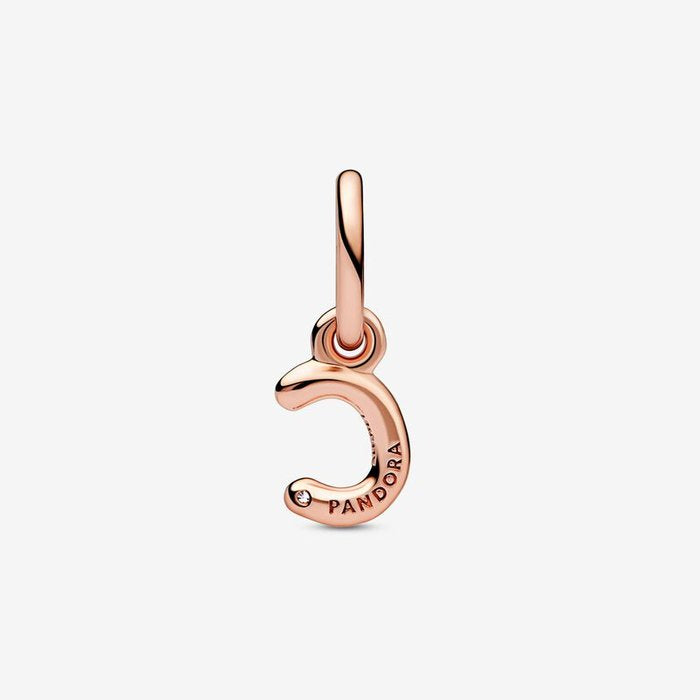 Charm pendente Alfabeto con lettera c