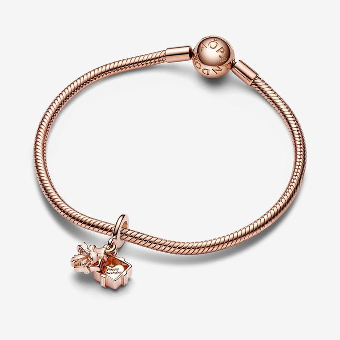 Charm Pendente Regalo "Happy Birthday"