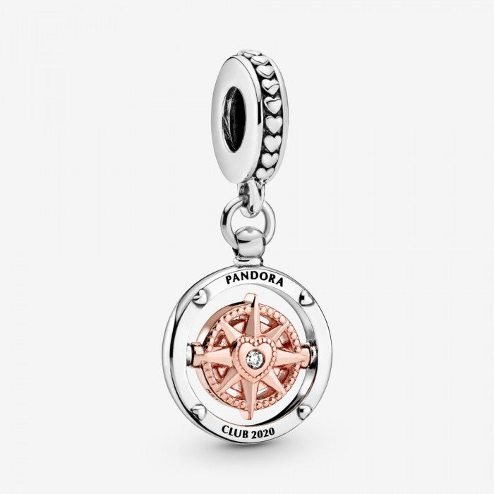 Charm pendente bussola pandora club 2020
