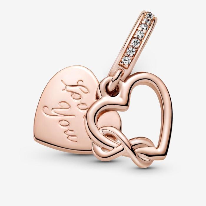 Charm Pendente Cuore Infinito