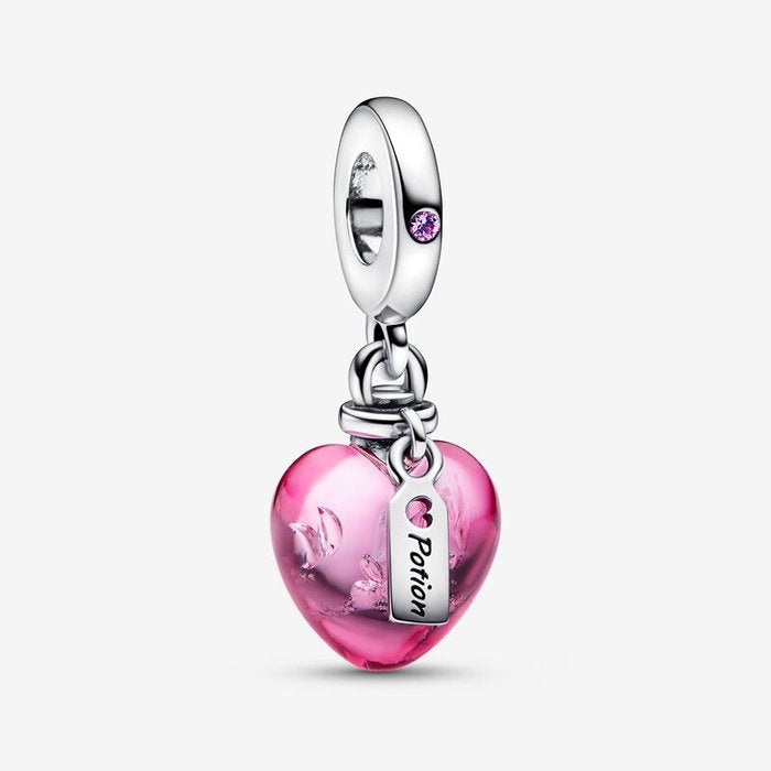 Charm pendente Pendente Pozione Amore in Vetro di Murano