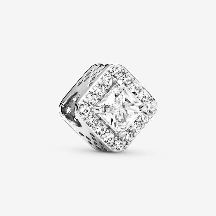 Charm Punto Luce Quadrato Scintillante