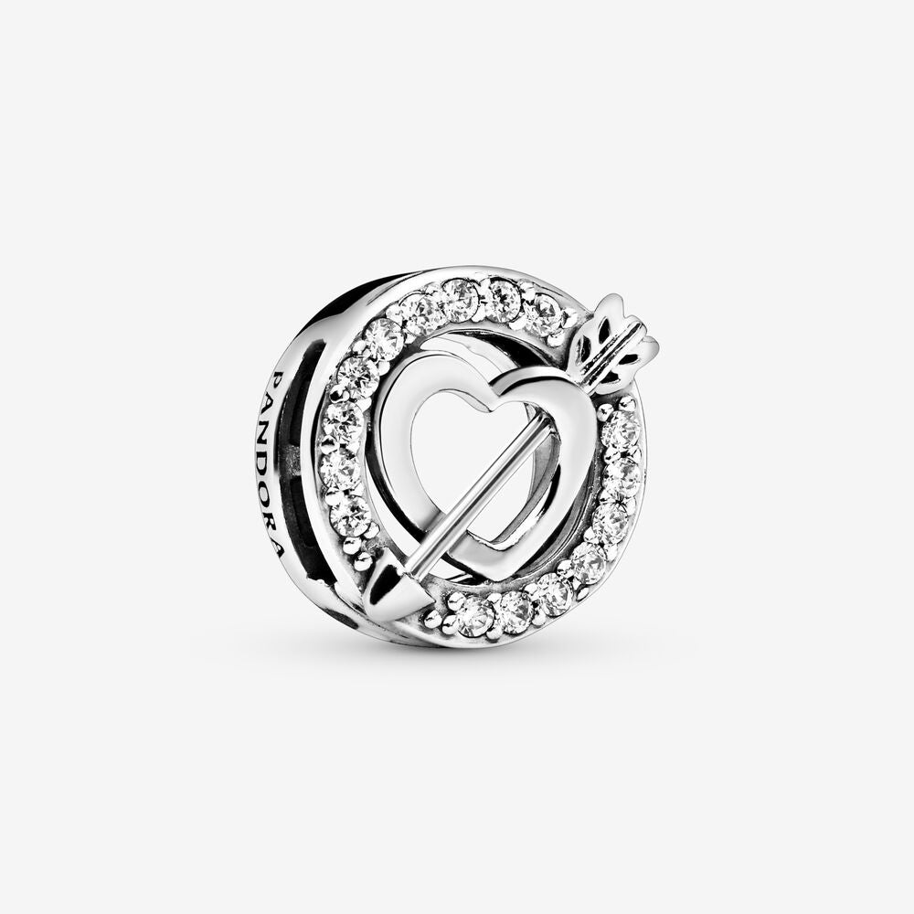 Charm Pandora Reflexions Cuore asimmetrico e freccia