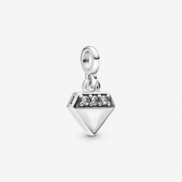 Mini Charm pendente Il mio diamante scintillante