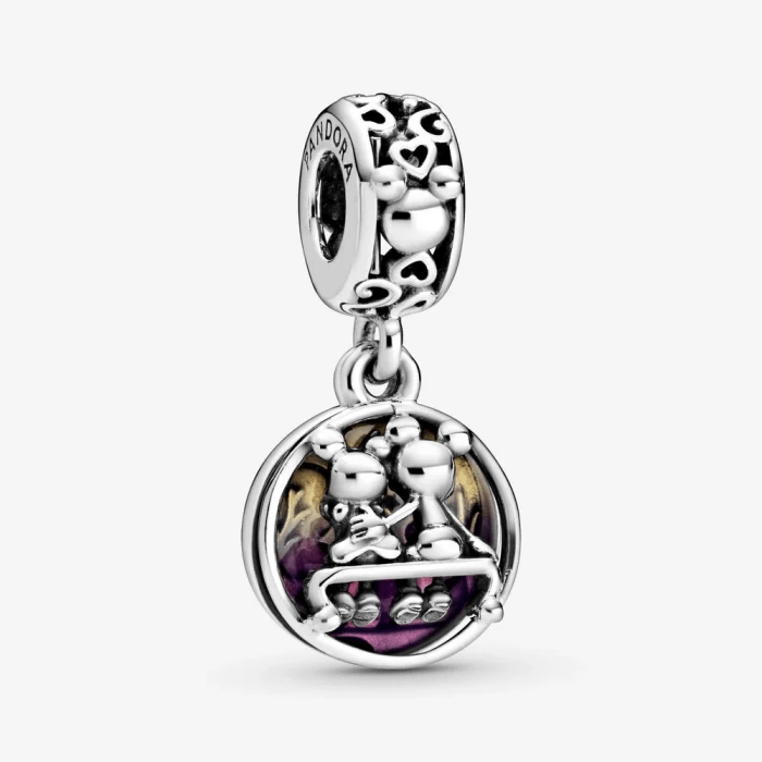 Disney, Charm pendente Mickey Mouse e Minnie per sempre felici e contenti - gioielleriaperdichizzi.it