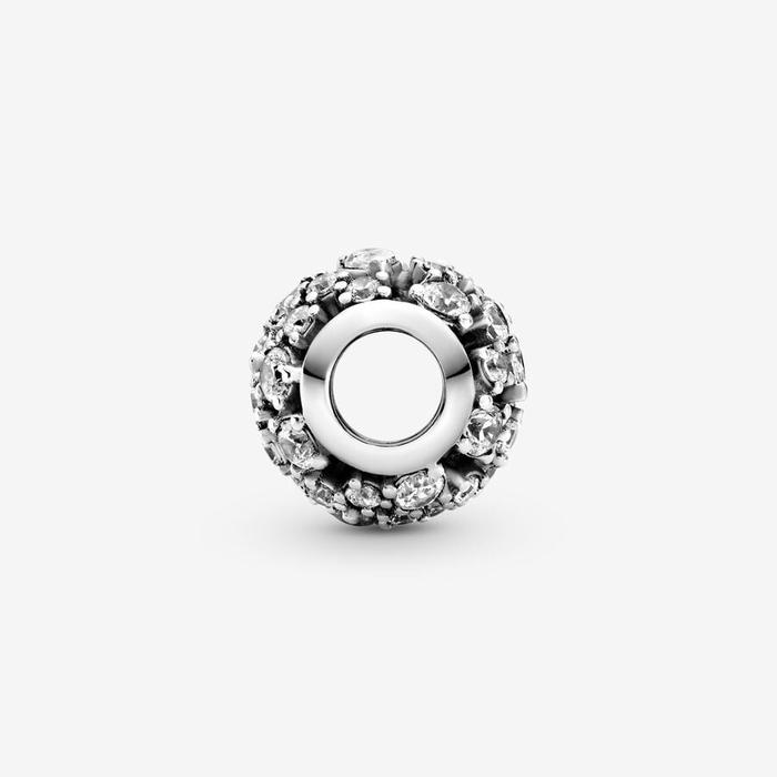 Charm Openwork Rotondo Scintillante