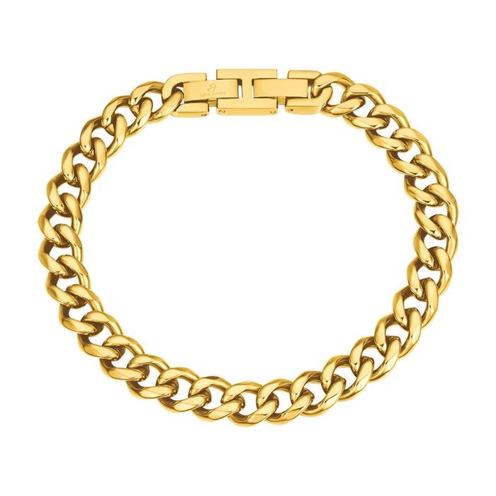 BRACCIALE UOMO IN ACCIAIO MAGLIA CATENA SILVER