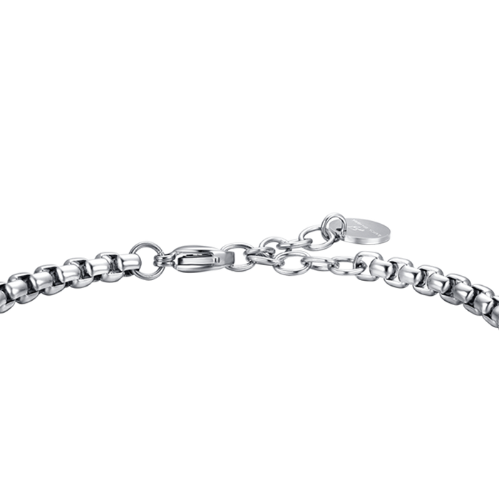 BRACCIALE UOMO IN ACCIAIO PIASTRA PAPÀ SEI IL MIO SUPEREROE