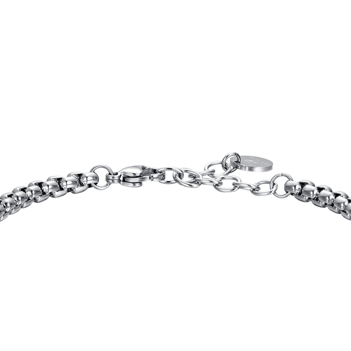 BRACCIALE UOMO IN ACCIAIO ANCORA E ROSA DEI VENTI