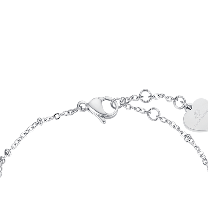 BRACCIALE DONNA IN ACCIAIO CON CRISTALLI MULTICOLOR