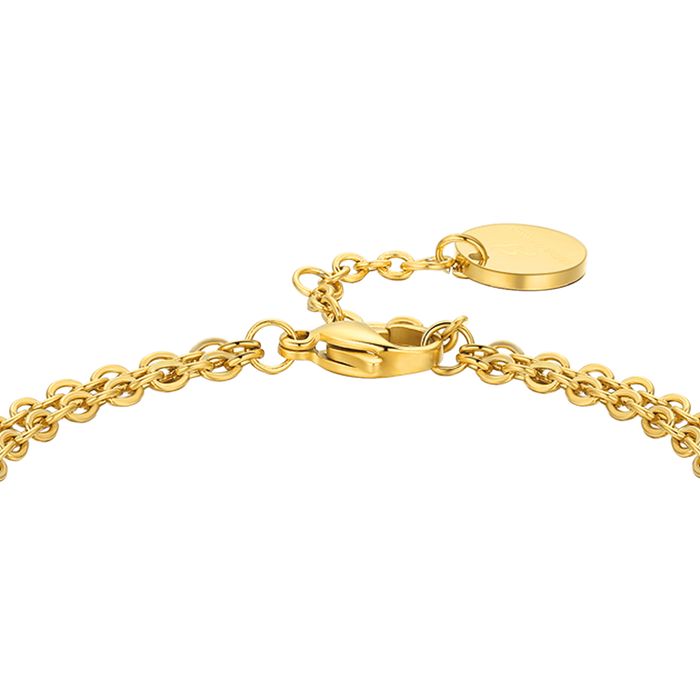 BRACCIALE IN ACCIAIO IP GOLD