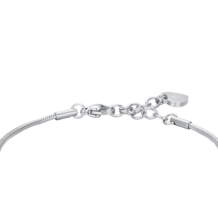 BRACCIALE DONNA IN ACCIAIO STELLE CON CRISTALLI BIANCHI
