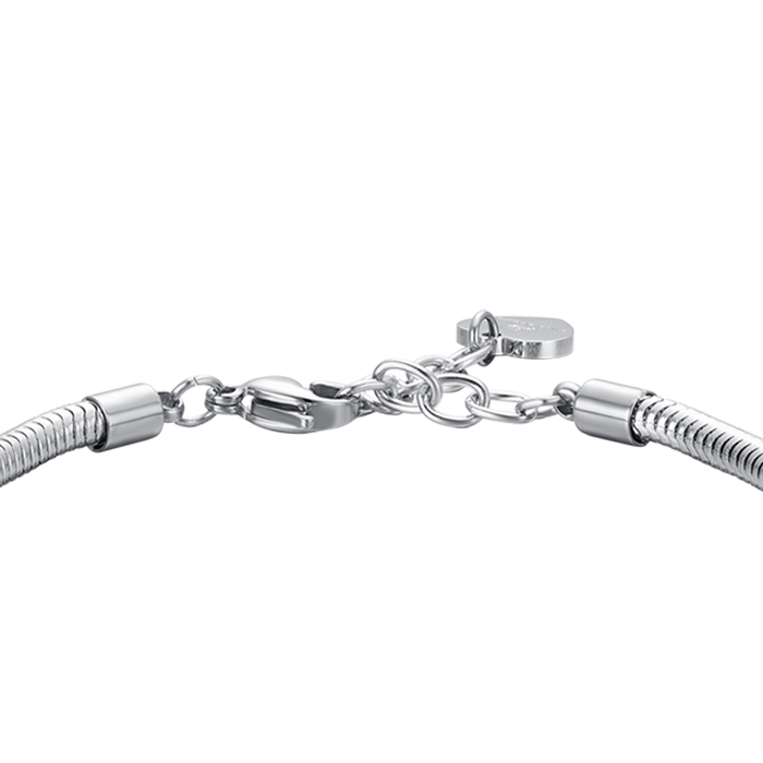 BRACCIALE DONNA IN ACCIAIO UNA VERA AMICA E' PER TUTTA LA VITA