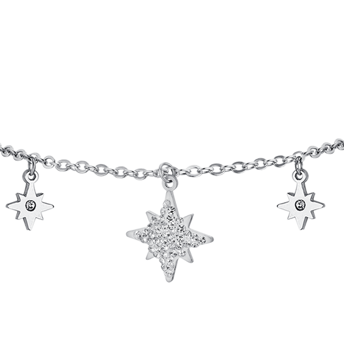 BRACCIALE DONNA IN ACCIAIO CON STELLA DI SISSI