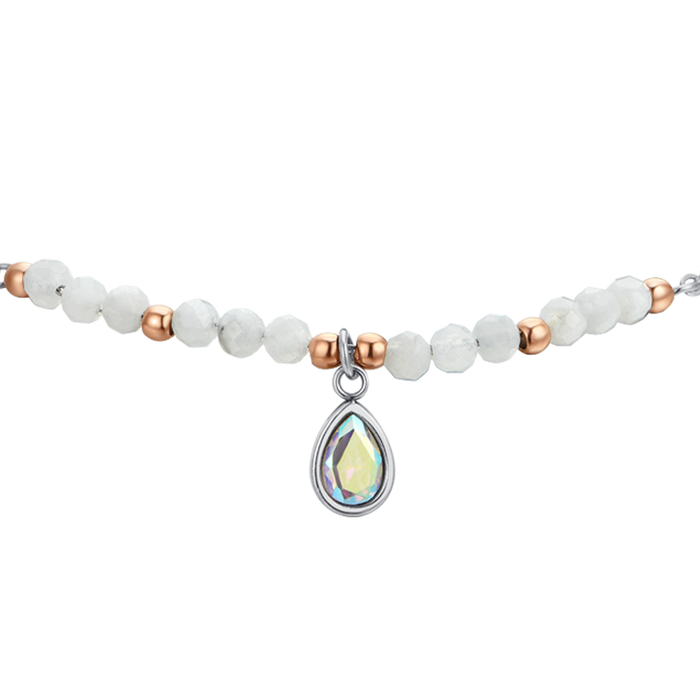 BRACCIALE DONNA IN ACCIAIO AGATA BIANCA