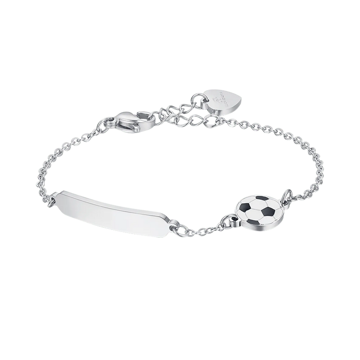 BRACCIALE BAMBINO IN ACCIAIO CON PALLONE