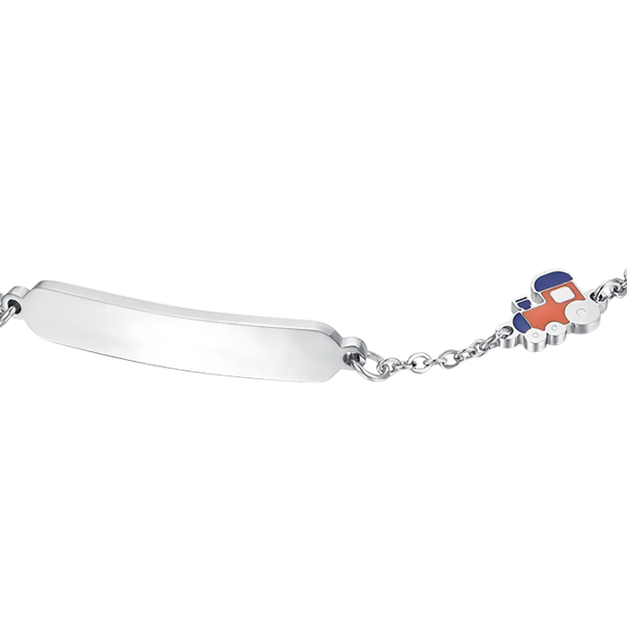 BRACCIALE BAMBINO IN ACCIAIO CON TRENO