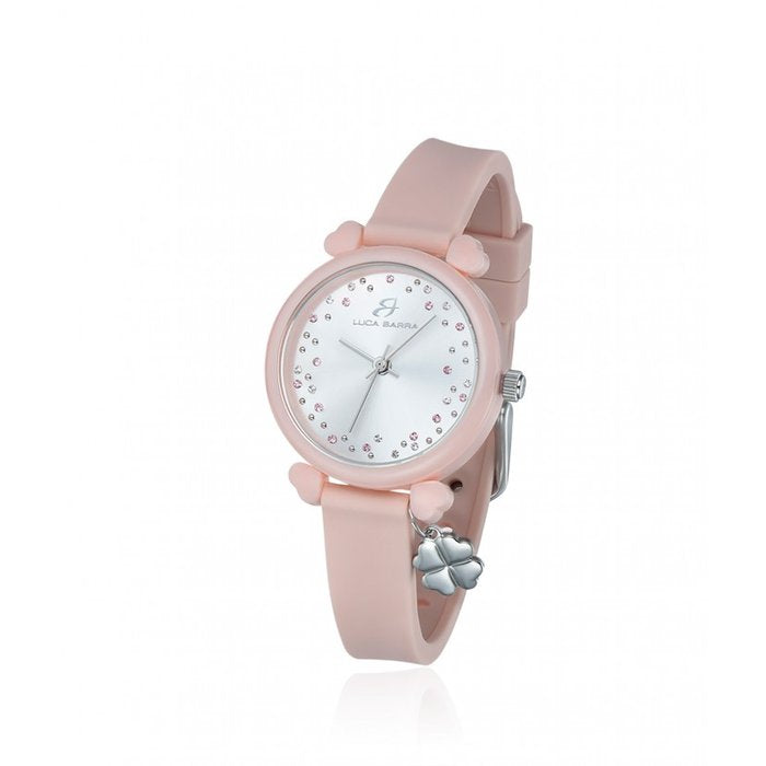 Orologio silicone rosa antico