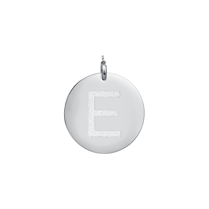 CHARM LETTERA GLITTER IN ACCIAIO 30mm