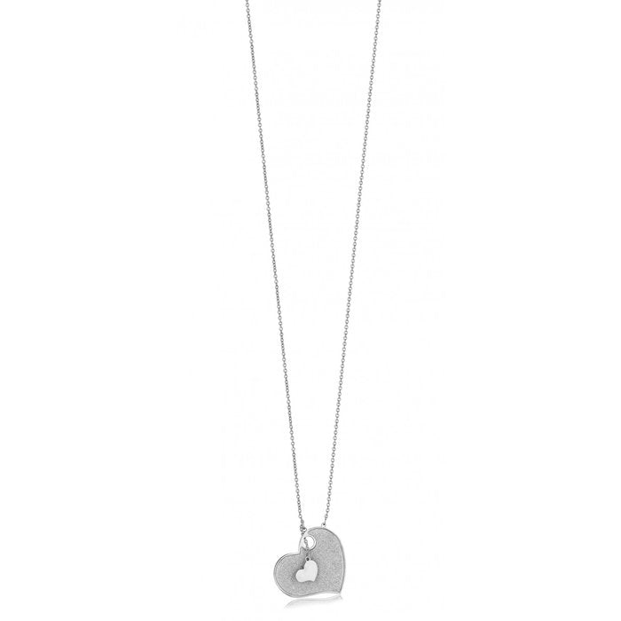Collana Con Cuore Glitter