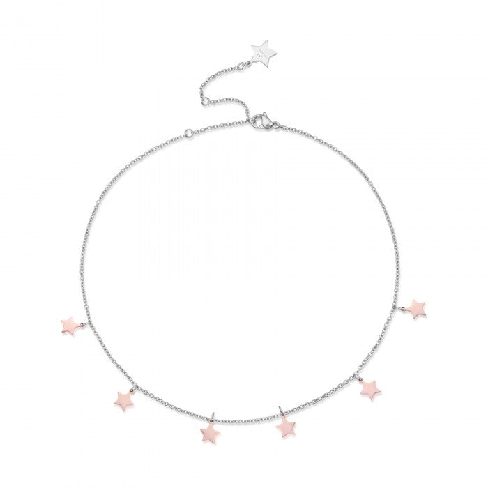 Collana Con Stelle Rosè