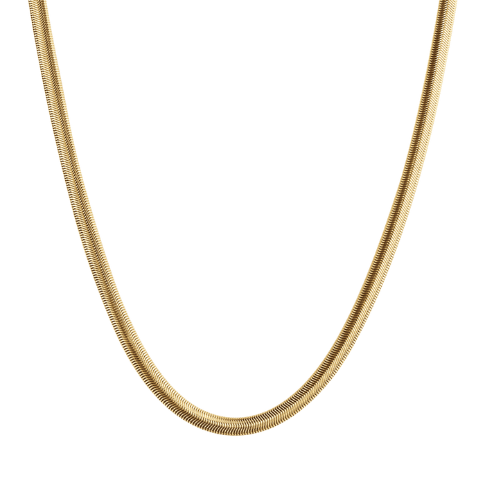 COLLANA UOMO SNAKE IN ACCIAIO