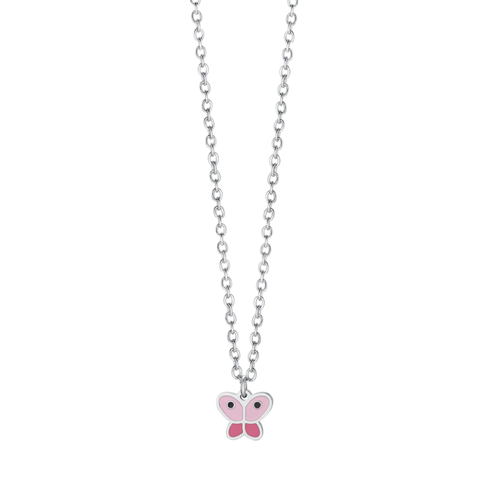 COLLANA BAMBINA IN ACCIAIO CON FARFALLA