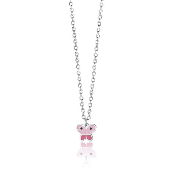 COLLANA BAMBINA IN ACCIAIO CON FARFALLA