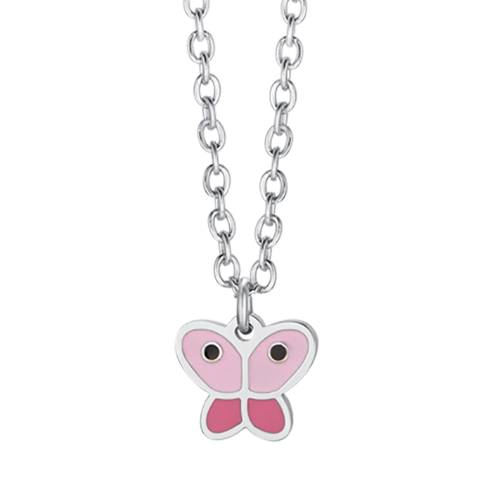 COLLANA BAMBINA IN ACCIAIO CON FARFALLA
