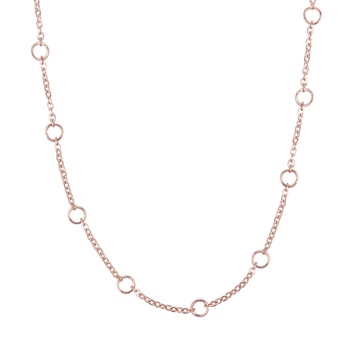 COLLANA DONNA IN ACCIAIO IP ROSE