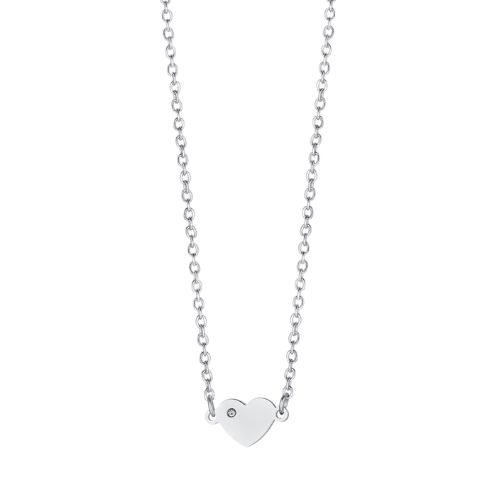 COLLANA BAMBINA IN ACCIAIO CON CUORE