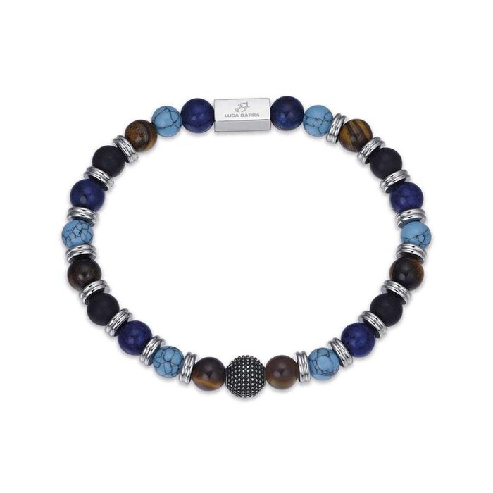 Bracciale In Acciaio Con Pietre