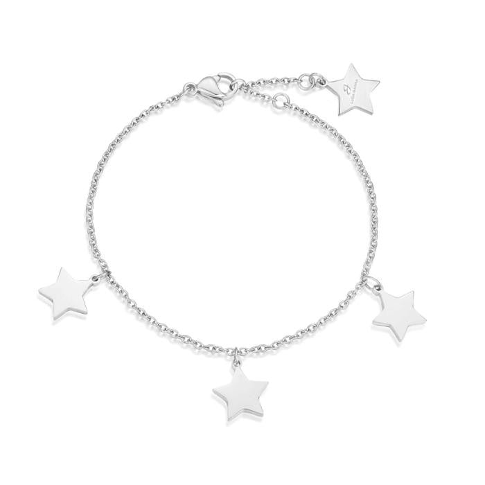 Bracciale In Acciaio Con Stelle