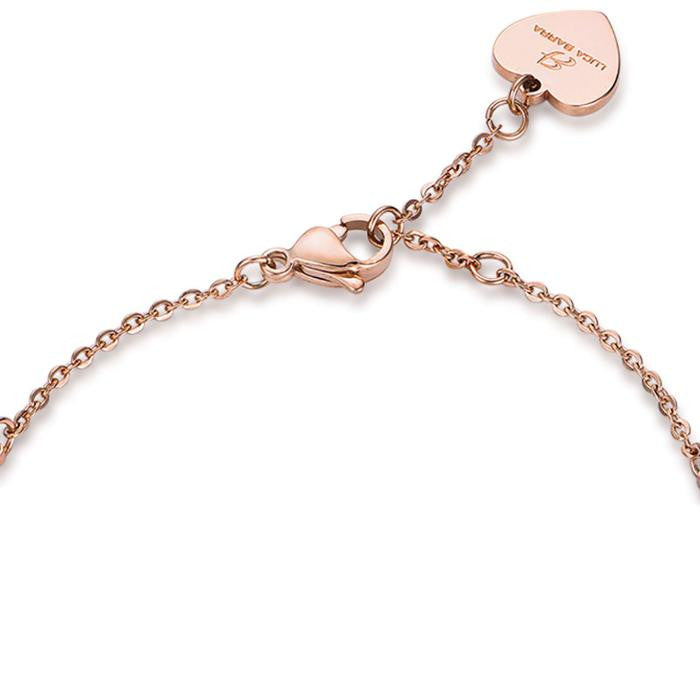 Bracciale In Acciaio Ip Rose Con Stelle Ip Rose