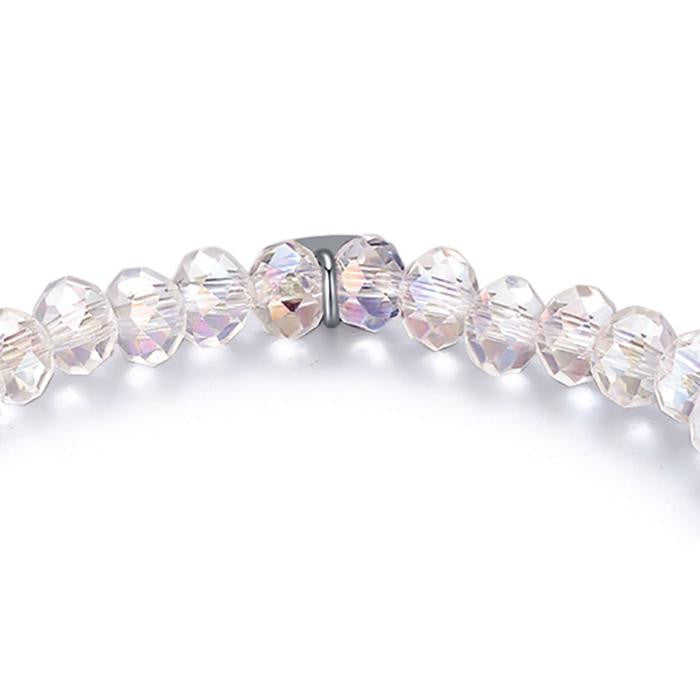 Bracciale Con Cristalli Bianchi E Luna