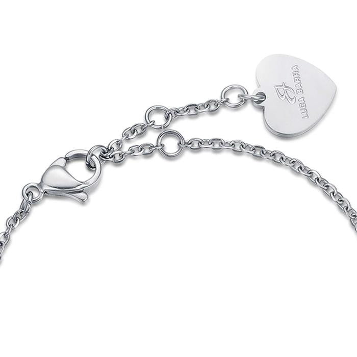 Bracciale In Acciaio Con Angelo Ip Rose