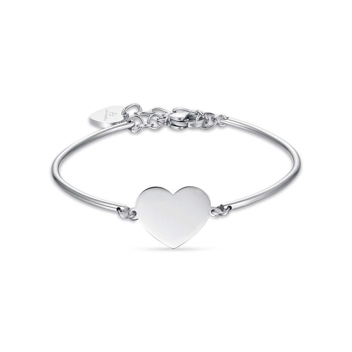 Bracciale In Acciaio Con Cuore
