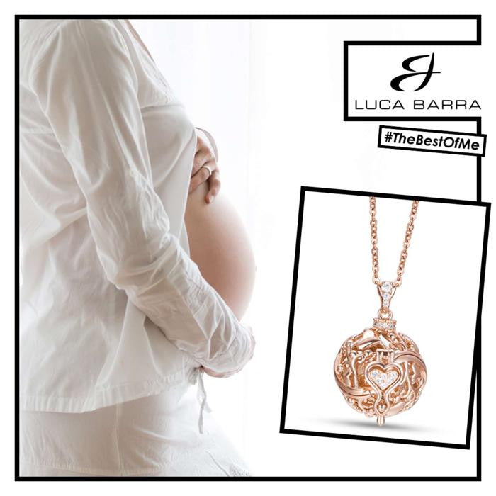 Collana Chiama Angeli Rose Con Cristalli Bianchi
