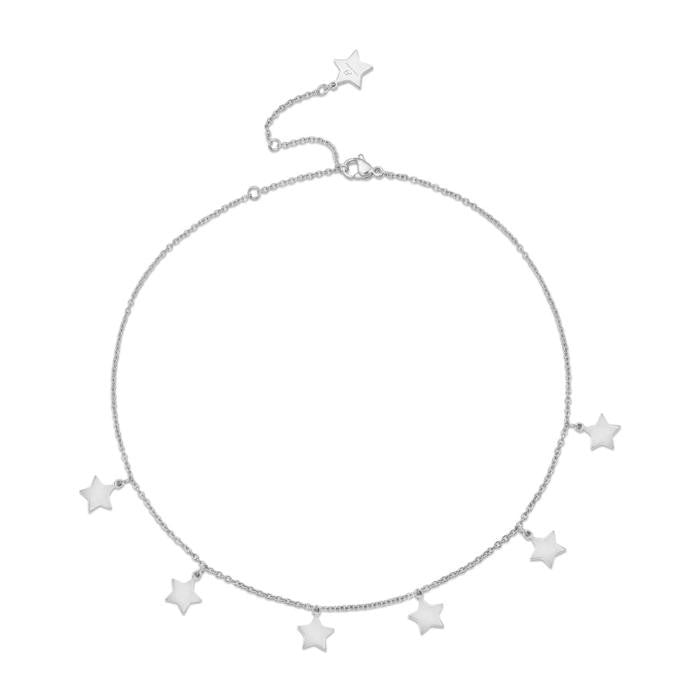 Collana In Acciaio Con Stelle