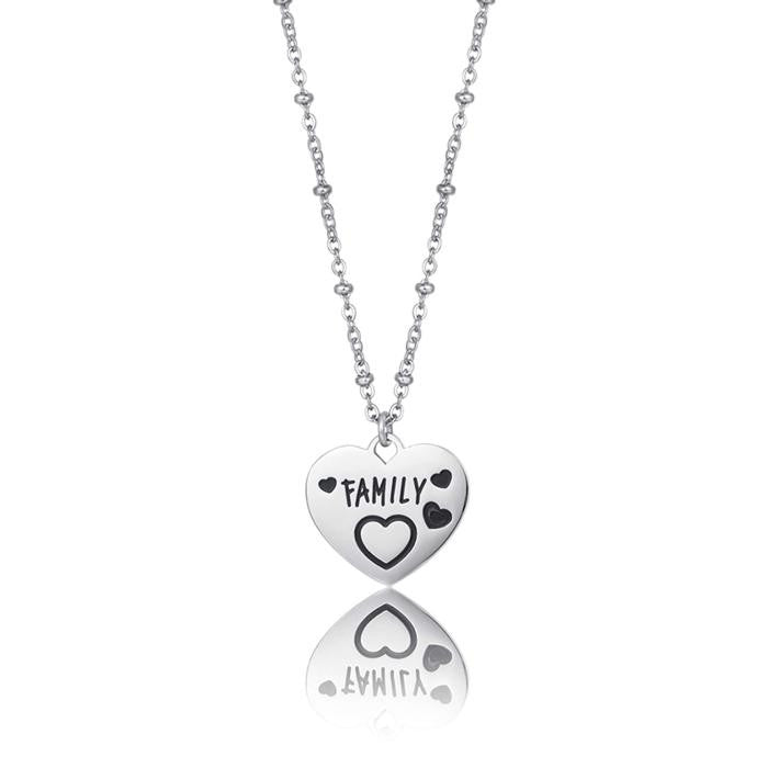 Collana In Acciaio "family"