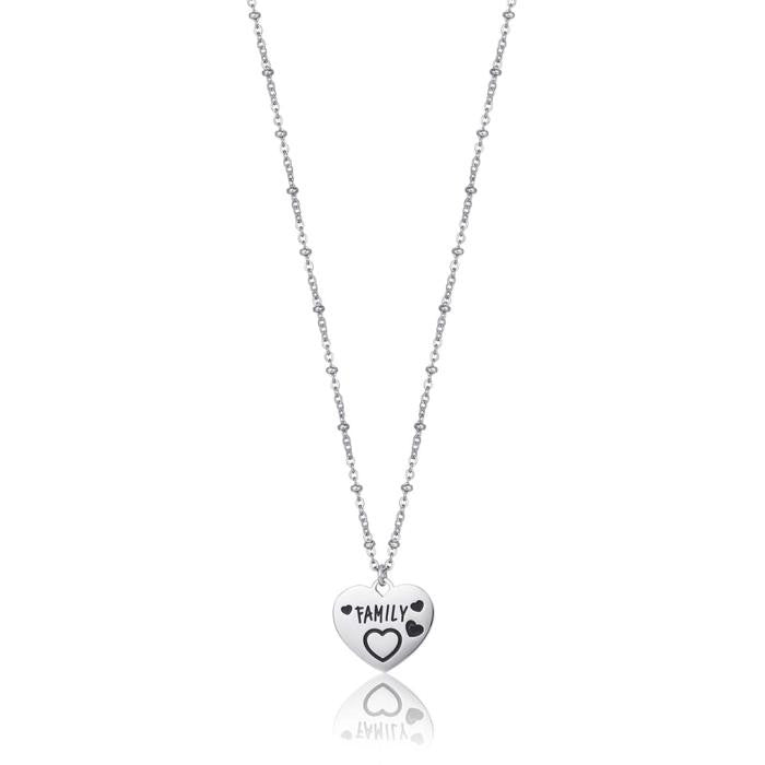 Collana In Acciaio "family"