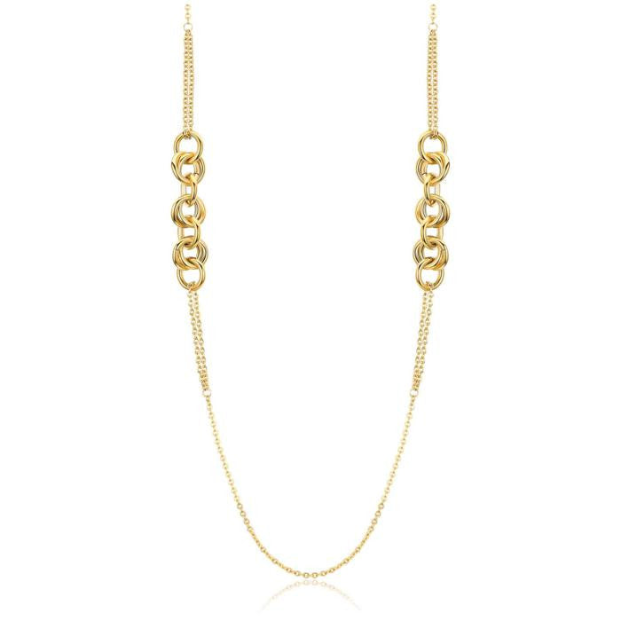 Collana In Acciaio Ip Gold