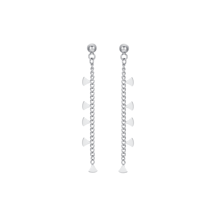 COLLANA DONNA IN ACCIAIO CON TRIANGOLI