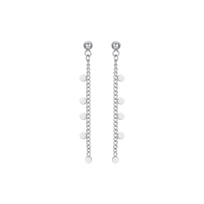 COLLANA DONNA IN ACCIAIO CON CERCHI